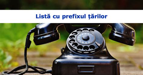 lista cu prefixul.